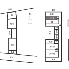 明治造の古民家　青海駅徒歩3分　翡翠の取れる海まで徒歩1分　9部屋くらいある長屋風の古民家です。テナントあり。お借りしたい方がおりましたらどうぞ。家賃68000円　 - 賃貸（マンション/一戸建て）