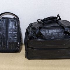 無料で差し上げます【引取限定】NIKEゴルフボストンバッグ＆シュ...