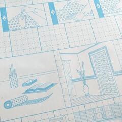 カッティングシート 木目調の画像