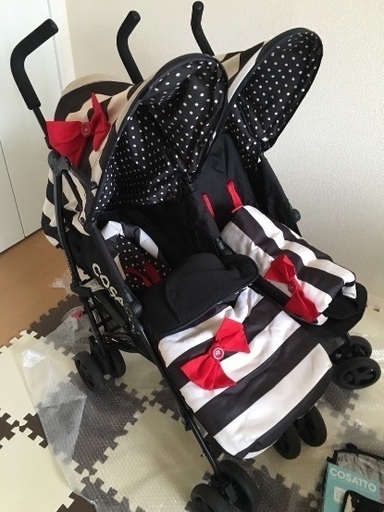 コサット　双子ベビーカー