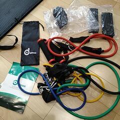 筋トレ用品（ゴムを引っ張るやつ）の画像