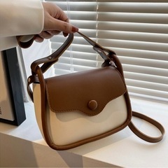 【新品】バッグ　白ブラウンの画像