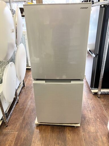 シャープ 152L 2ドア冷蔵庫 SJ-D15G 2020年製