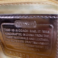 コーチバッグの画像