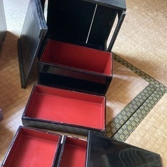 骨董品？！　古いお重🍱小物入れに使える！の画像