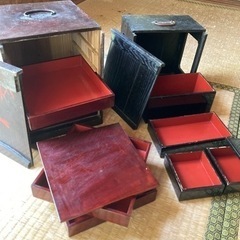 骨董品？！　古いお重🍱小物入れに使える！の画像
