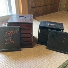 骨董品？！　古いお重🍱小物入れに使える！の画像