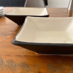 スクエア　深皿　2枚セットの画像