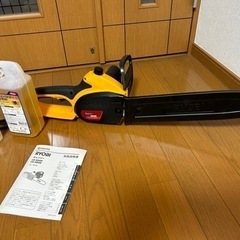 チェーンソー（一回使用）　おまけ付き　取引予定