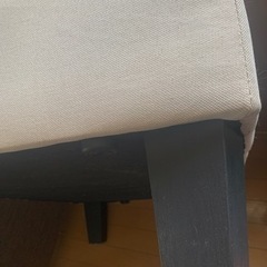 高さ2段階調節可能　オットマンの画像
