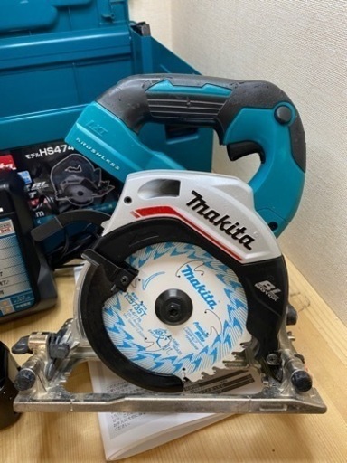 中古　マキタ　HS474D 18V 充電式マルノコ　セット