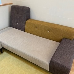クラッシュゲート | ソファ | 180cm | オットマン付き
