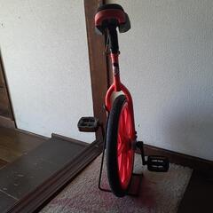 一輪 子供用 18インチ スタンド付きの画像