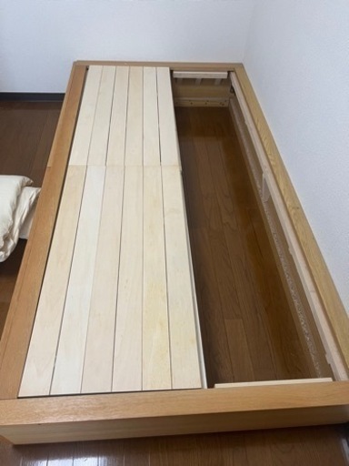 無印良品引き出し付きシングルベット