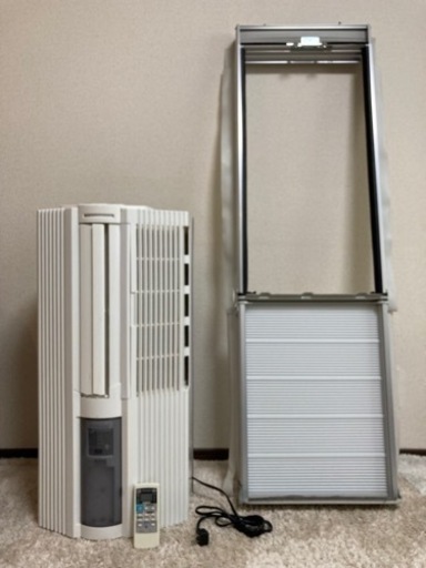 (受け渡し者決まりました)窓用エアコン　延長枠付　商談中