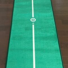 ［新品未使用］室内練習用ゴルフパターマットの画像