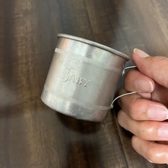 アンティーク BABYロゴ カップ コップ 雑貨の画像