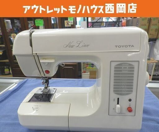 トヨタ コンパクトフリーアームミシン 2014年製 EM958A TOYOTA ホワイト 西岡店