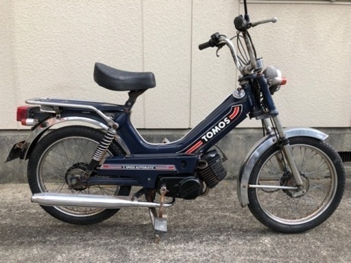 トモス　大幅値下げ！TOMOS  自転車バイク　紺色