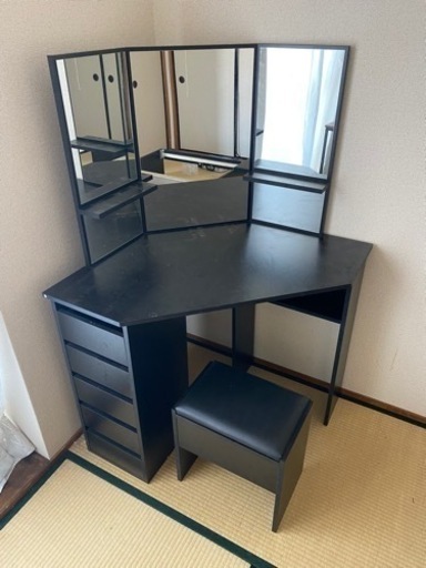 美品！3面鏡ドレッサー