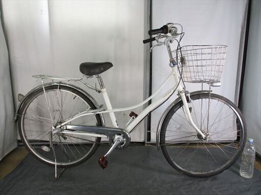C781　今月の超目玉商品　3台限り　整備済み★ブリヂストン　ロココ　白★ 中古自転車 【26インチ 】