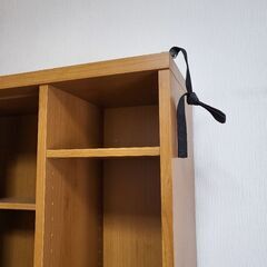 スライド式本棚　可動棚の画像