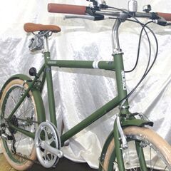 「新車」ジモティー限定価格/アサヒサイクル/シークレットコードミニ/グリーンの画像