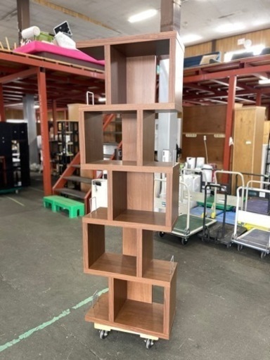 激安‼️書棚　オープンラック ブックシェルフ 木製おしゃれ 幅60cm ハイタイプ 本棚