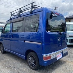 🉐【即日納車可能★支払総額38万円】車検令和6年1月 8万キロ！ディアスワゴン（アトレーワゴン）TV ナビ ETC Bluetooth 社外アルミ キャリア付き 機関良好！AA評価4点でおすすめ車両です★の画像