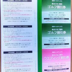 西武ホールディングス　株主優待券　優待乗車証の画像