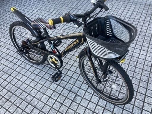 【22インチ子供車】マウンテンバイク　ブリヂストン製　クロスファイヤー　美品❗️7段変速付 若林自転車　唐崎店　SALE❗️