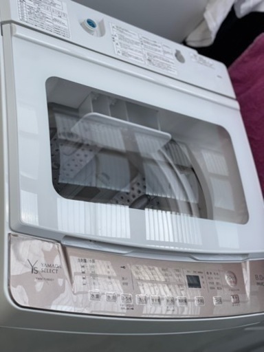 送料・設置込み　洗濯機　8kg ヤマダ　2022年