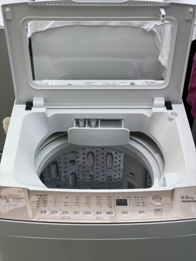 送料・設置込み　洗濯機　8kg ヤマダ　2022年