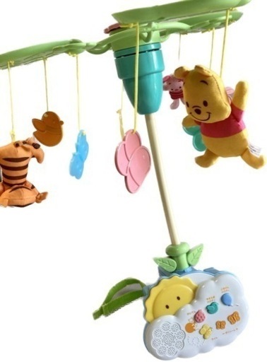 くまのプーさん えらべる回転6wayジムにへんしんメリー Disney Baby