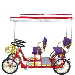 タンデム電動4輪アシスト自転車2人乗り230000円の画像