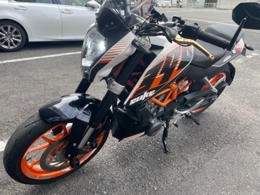 【売却決定】ktm 390 duke 2015 カスタム　実働　車検付　引取希望