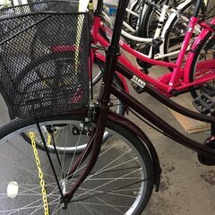 ☆店頭にて試乗可☆ J2458 良品 シティサイクル自転車 26インチ