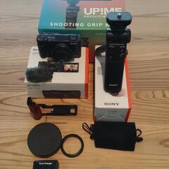 SONY　VLOGCAM ZV-1G 社外オプション付き　ワイド...