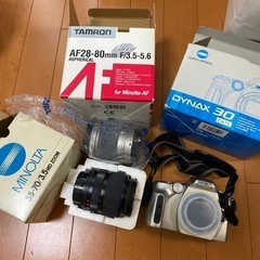【お譲り先が決まりました】ミノルタ　フィルムカメラ