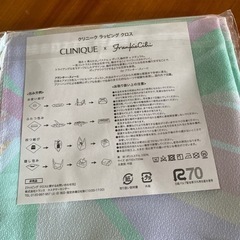 【値下げしました‼️】新品 CLINIQUE/クリニーク ラッピングクロス 風呂敷（約70×70㎝）の画像