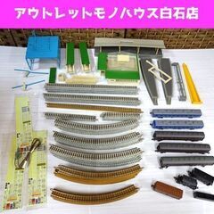 ジャンク KATO Nゲージ 列車5台 レール39本 島式ホーム...