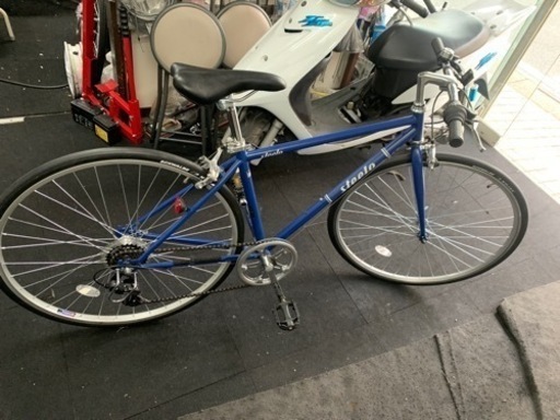 クロスバイク 700 28c ブルー