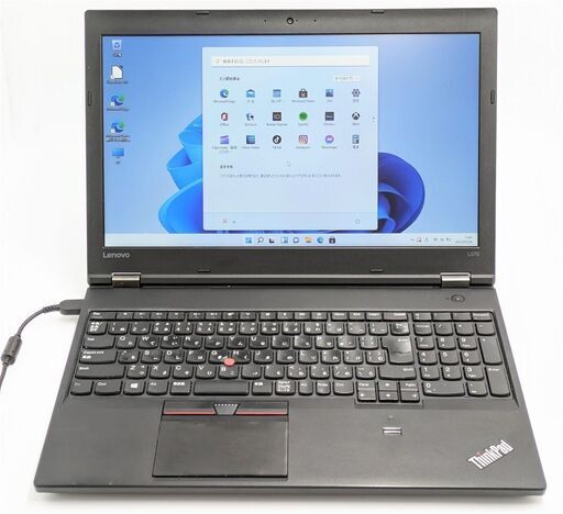 送料無料 保証付 Wi-Fi有 15.6型 ノートパソコン Lenovo L570 中古良品 第6世代 Core i5 4GB 無線 Bluetooth Webカメラ Windows11 Office済