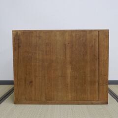 【ヤ取7/28終了】≪ZU521ジ≫ レトロ家具 小型箪笥/整理棚 木製 家具/民芸家具/収納家具 和箪笥/整理箪笥/たんす 小物入れ/引き出し 鍵なし/現状品の画像