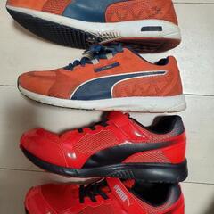 ✨お値下げ❗PUMA プーマ スニーカー 23.5cm(ほぼ未使用)赤色のみ✨の画像