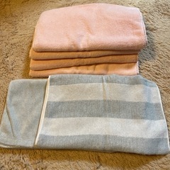 しっかり厚地のフェイスタオル＋吸湿タオル　お値下げしました！