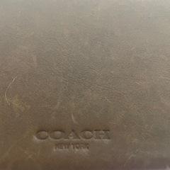 COACH革製マウスパット正規品(未使用)の画像
