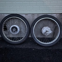 ホンダ　スーパーカブ　ホイール前後セットの画像