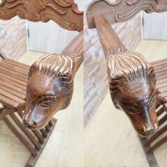 イタリア製 ITALY サヴォナローラ・サボナーラ 折り畳み式 木製チェア