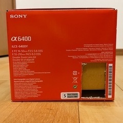 【ネット決済・配送可】SONY α6400 ダブルズームキット　シャッター数438枚の美品の画像